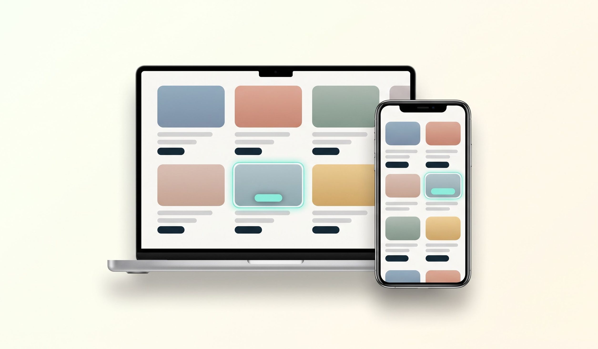 The client portal on web and the iOS app